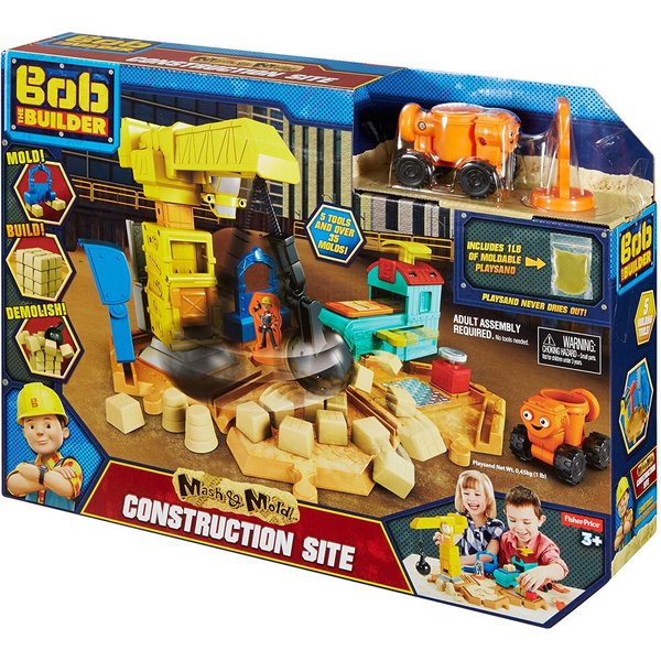 Bob Budowniczy Plac budowy + piasek kinetyczny Fisher Price
