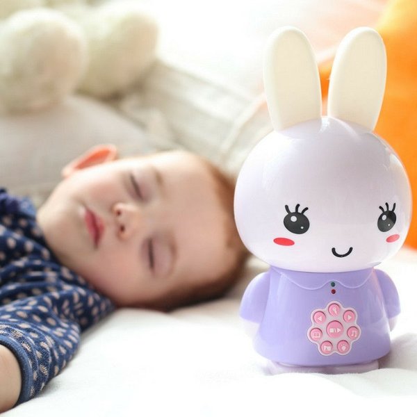 Zabawka interaktywna króliczek Honey Bunny Alilo - fioletowy