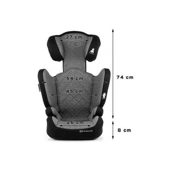 Fotelik samochodowy 15-36kg Xpand Kinderkraft - black