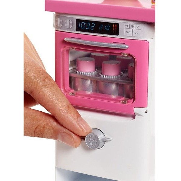 Barbie domowe wypieki + strój kucharski dla dziewczynki Mattel