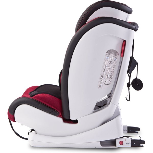 Fotelik VolanteFix Limited 9-36 kg Caretero - burgundy