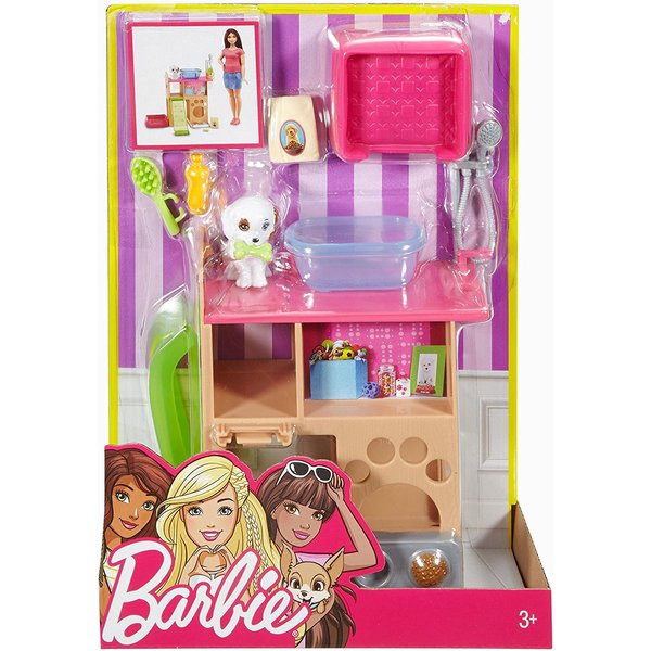 Barbie Mebelki Mattel - pokój zwierzaków