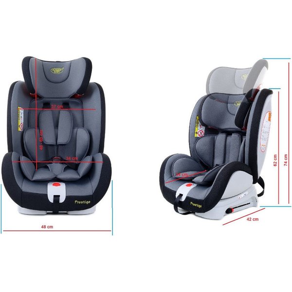 Fotelik samochodowy Prestige 0-36kg Summer Baby - Czarny