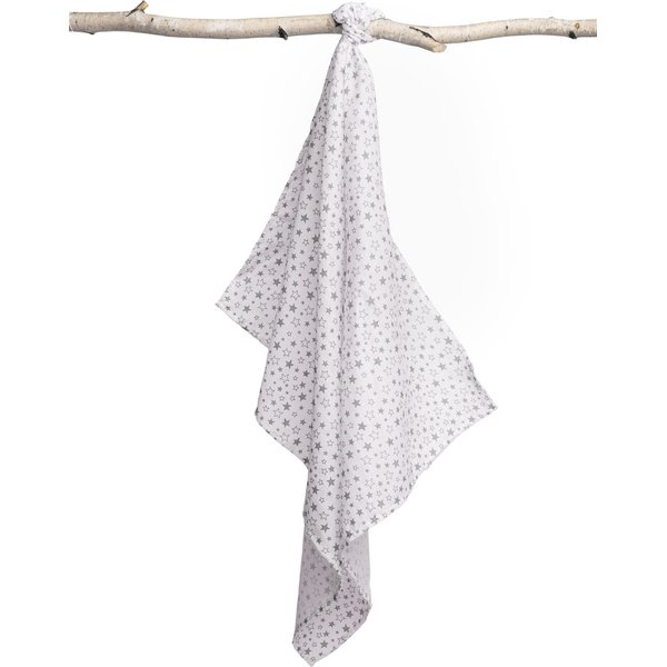 Pielucha muślinowa 70x80 cm Sensillo - gwiazdki drobne