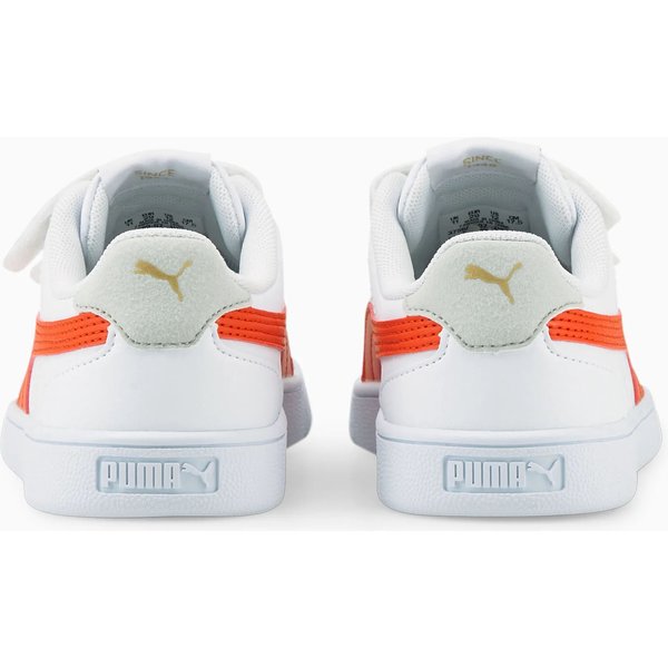 Buty Shuffle V PS Puma - białe/pomarańczowe