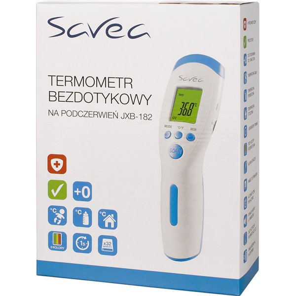 Termometr bezdotykowy na podczerwień Savea