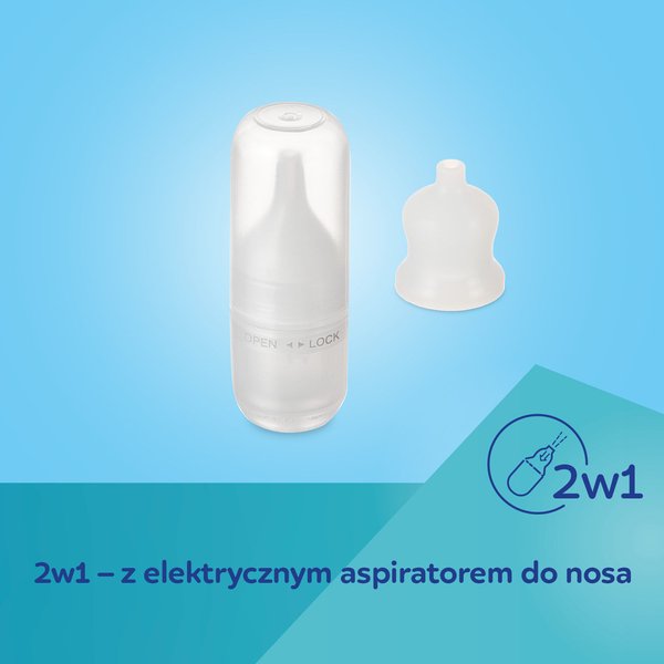 Podwójny laktator elektryczny ExpressCare z aspiratorem do nosa Canpol