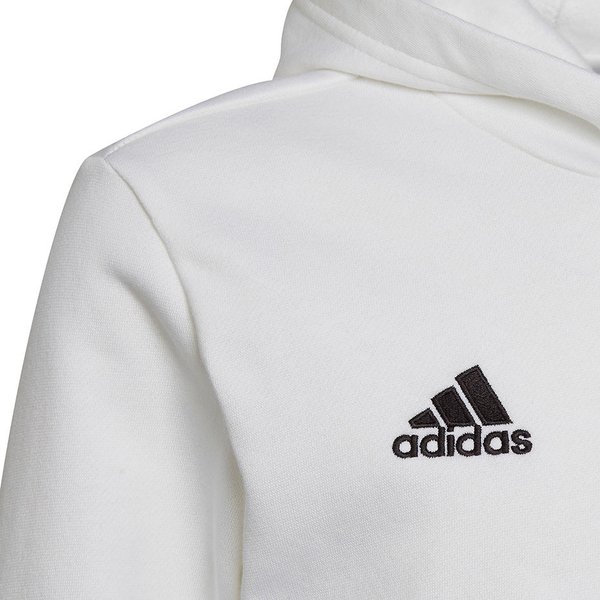 Bluza juniorska Entrada 22 Hoody Adidas - biała