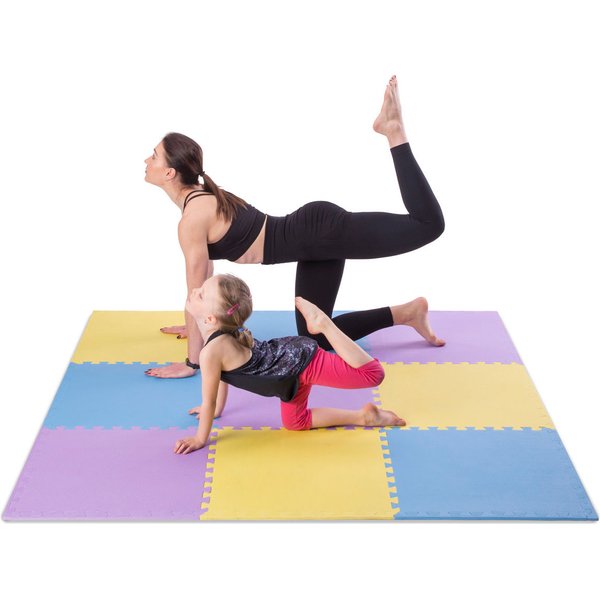 Mata amortyzująca pod sprzęt Puzzle MP10 180x180x1cm 9szt. One Fitness