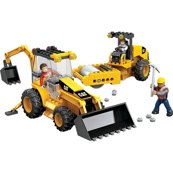 Koparka i walec Świat budowniczy Mega Bloks