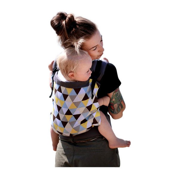 Nosidełko Basic Kinder Hop - Yellow Triangles