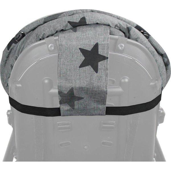 Śpiworek do wózka 6-36m Dooky - Grey Stars