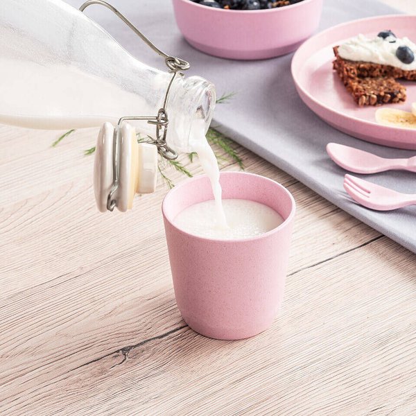 Kubek dla dzieci eco bezpieczny 200ml 2szt Reer - różowy