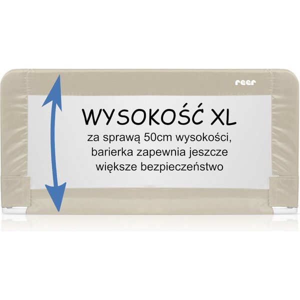 Barierka do łóżka Sleep'n Keep 100x50cm Reer - beż