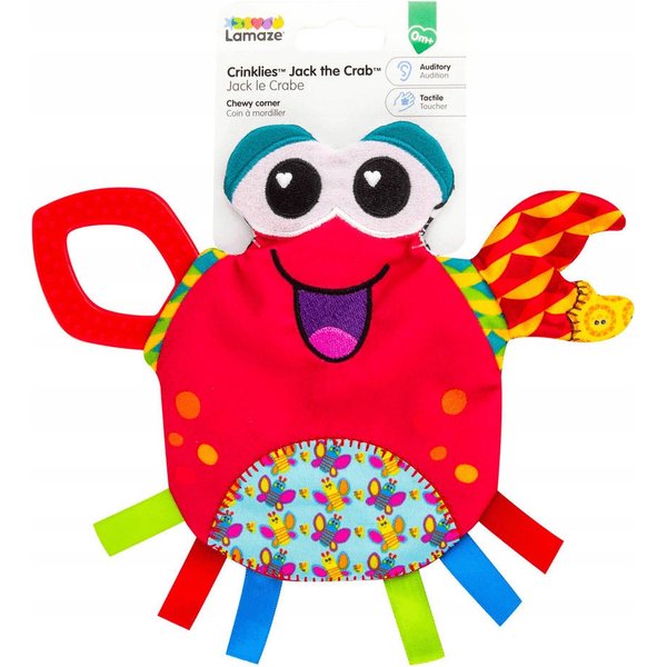 Kocyk i gryzak 2w1 Lamaze - krab