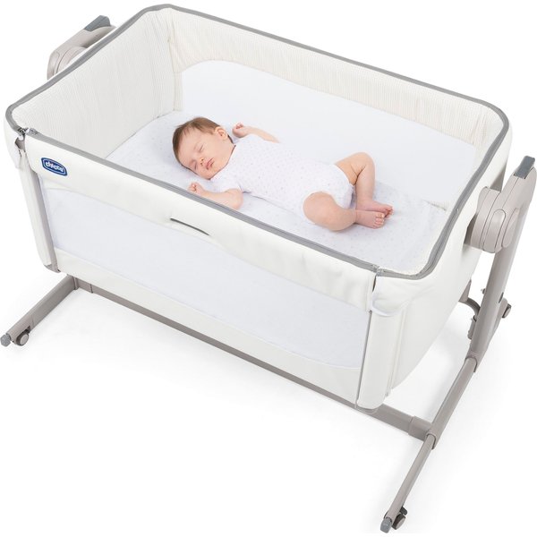 Łóżeczko dostawne Next2Me Magic Chicco - white snow
