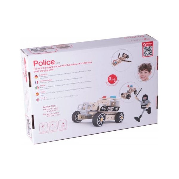 Klocki konstrukcyjne Classic World - policja