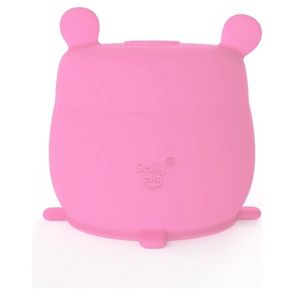 Nakładka ze słomką na kubek Smily Mia - pink