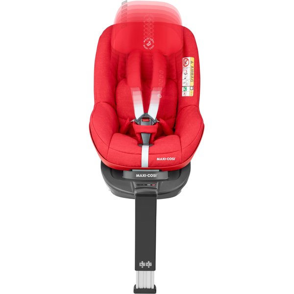 Fotelik samochodowy Pearl Pro i-Size + baza FamilyFix3 Maxi-Cosi - Nomad Red