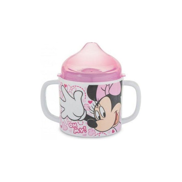 Miseczka z pokrywką i łyżeczką + kubek z uchwytami Lulabi - Myszka Minnie