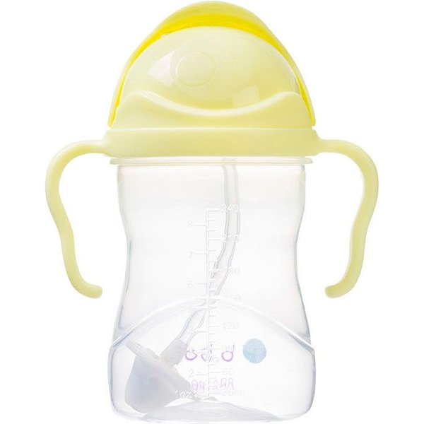Innowacyjny niekapek bidon z obciążoną słomką 240ml B.Box - Banana Split