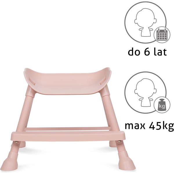 Krzesełko do karmienia Eatan 4w1 Kidwell - różowy