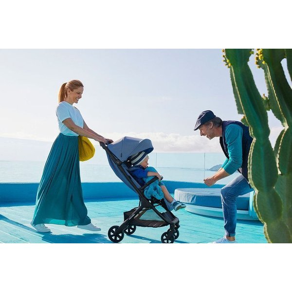 Wózek spacerowy Jackey z torbą transportową Easywalker - Shadow Black