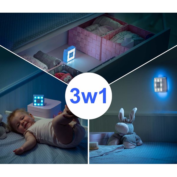 Lampka nocna LED na baterie z czujnikiem ruchu Reer