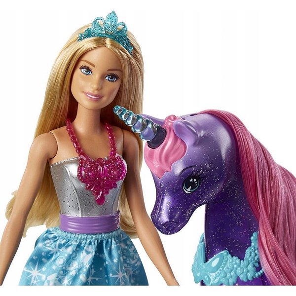 Barbie Dreamtopia Lalka + Jednorożec Mattel