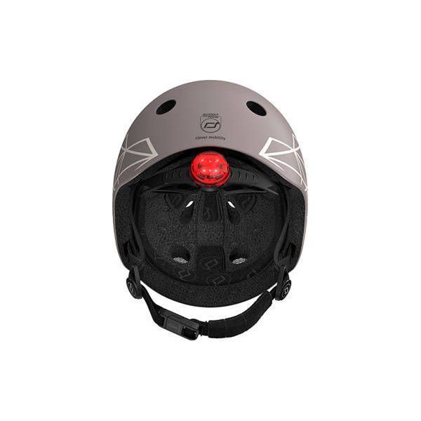 Kask dla dzieci 1-5 lat Scootandride - Brown Lines