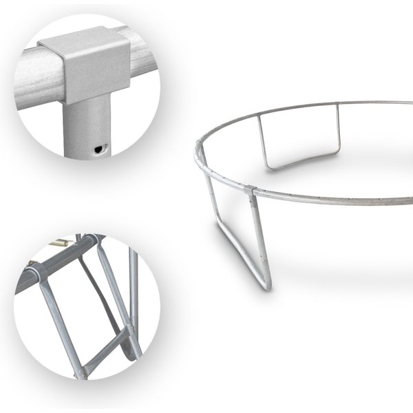 Trampolina Pumpkin 312cm 10ft Outtec - czarna/zielona