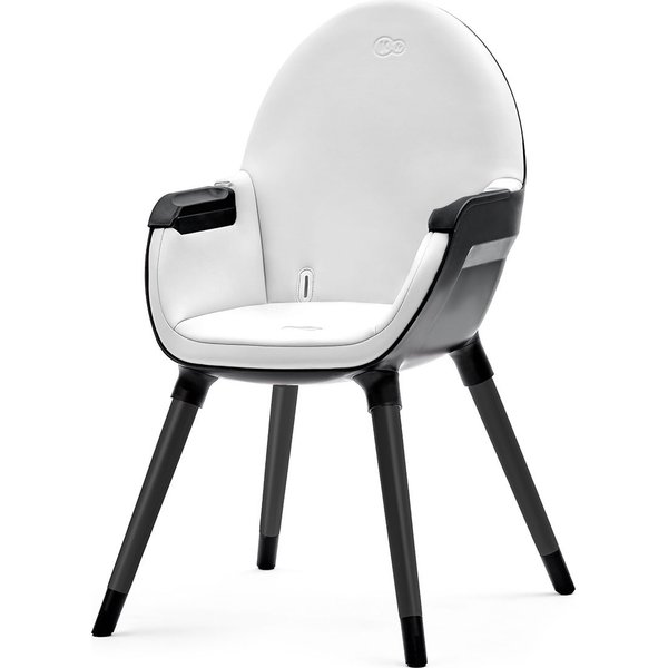 Krzesełko do karmienia 2w1 Fini Kinderkraft - white/black