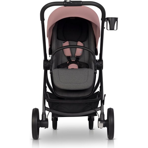 Wózek głeboko-spacerowy + torba 2w1 Euro-Cart - różowy