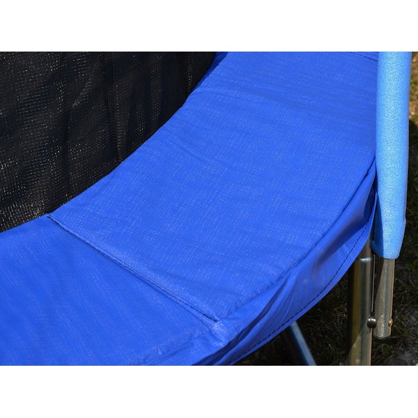 Trampolina ogrodowa z siatką wewnętrzną 244cm Enero - niebieska