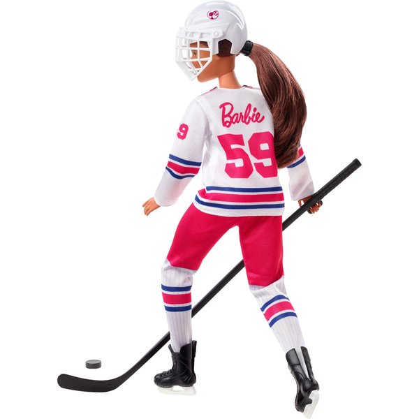 Barbie lalka sporty zimowe Mattel - hokeistka alpejska
