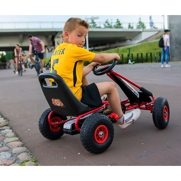 Gokart na pedały Thor Milly Mally - różowy
