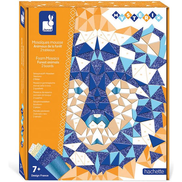Zestaw kreatywny Mozaika Misterix Janod - leśne zwierzęta
