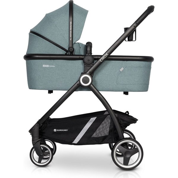 Wózek 3w1 Crox Euro-Cart + fotelik Cabrio fix Maxi-Cosi - Mineral