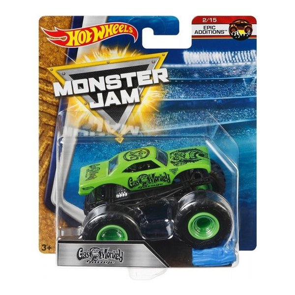 Samochodzik Monster Jam Hot Wheels - Gas Monkey Garage