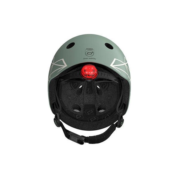 Kask dla dzieci 1-5 lat Scootandride - Green Lines