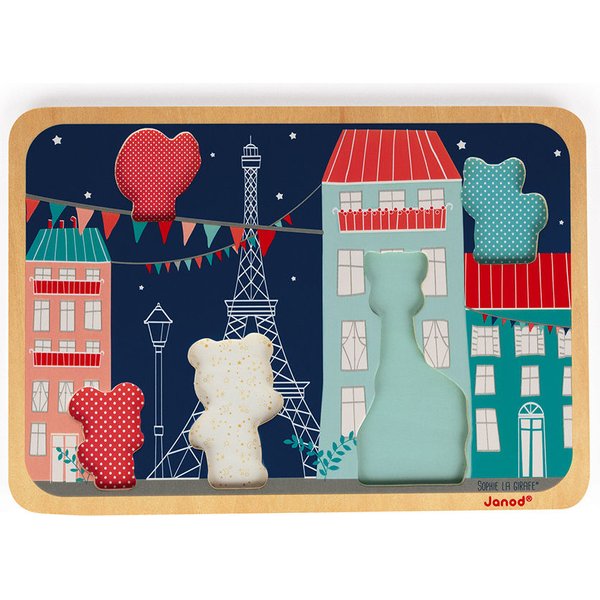 Układanka Sophie La Giraffe Chunky 5el. Janod