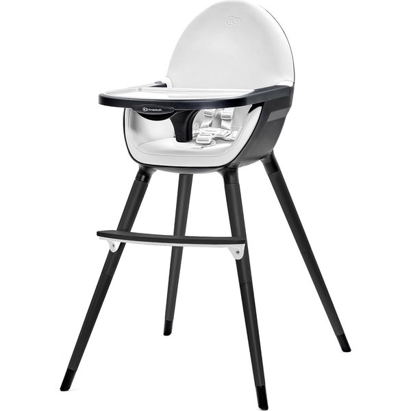 Krzesełko do karmienia 2w1 Fini Kinderkraft - white/black
