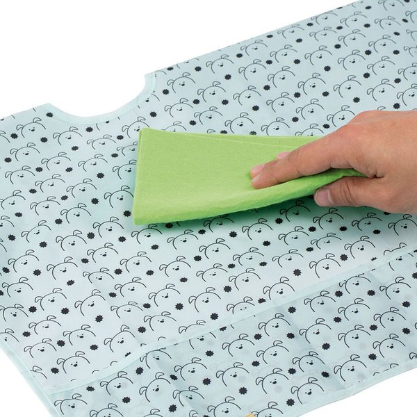 Śliniak z długim rękawem 12m+ Little Chums Lassig - Pies