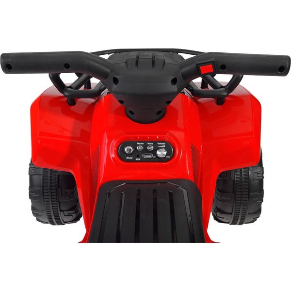 Quad na akumulator dla dziecka ze światłami Jokomisiada - czarny