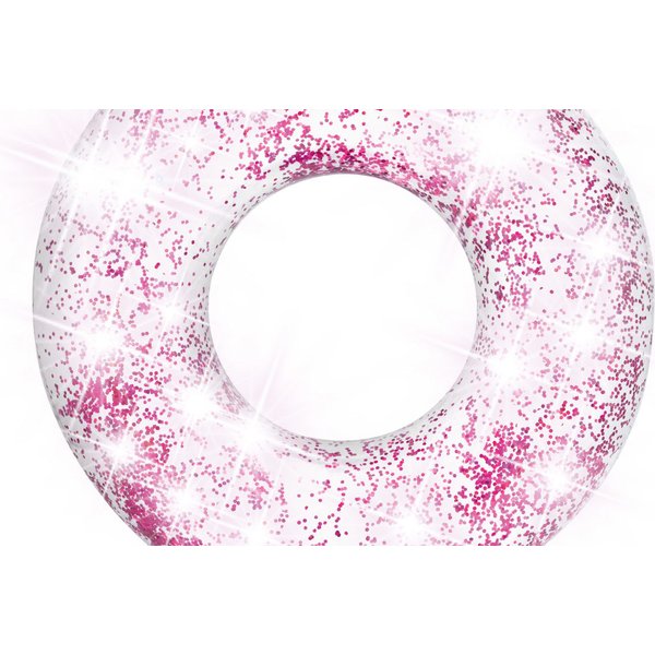Koło do pływania brokatowe 107x27cm Intex - Sparkling