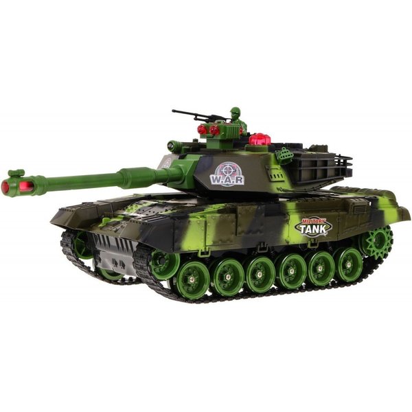 Czołg zdalnie sterowany R/C - zielony