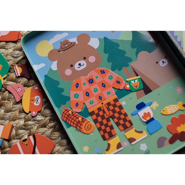 Magnetyczne postacie Mudpuppy - Wesoły biwak