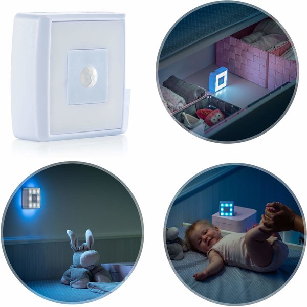 Lampka nocna LED na baterie z czujnikiem ruchu Reer