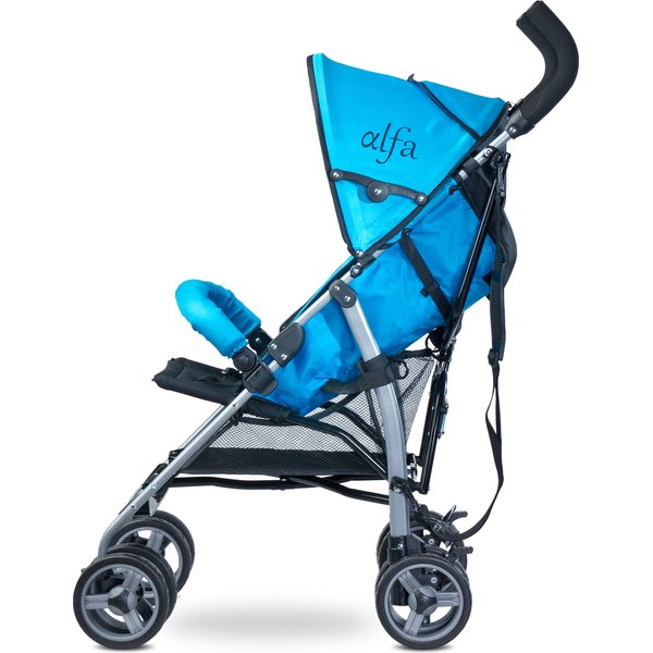Wózek spacerowy Alfa Caretero - niebieski