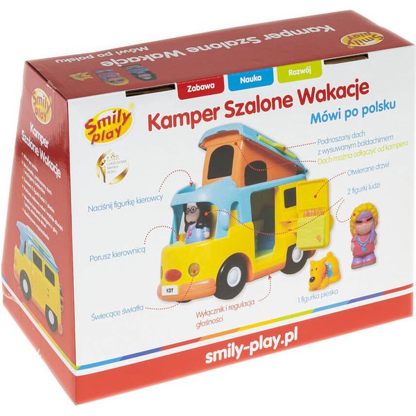 Auto Kamper szalone wakacje Smily Play